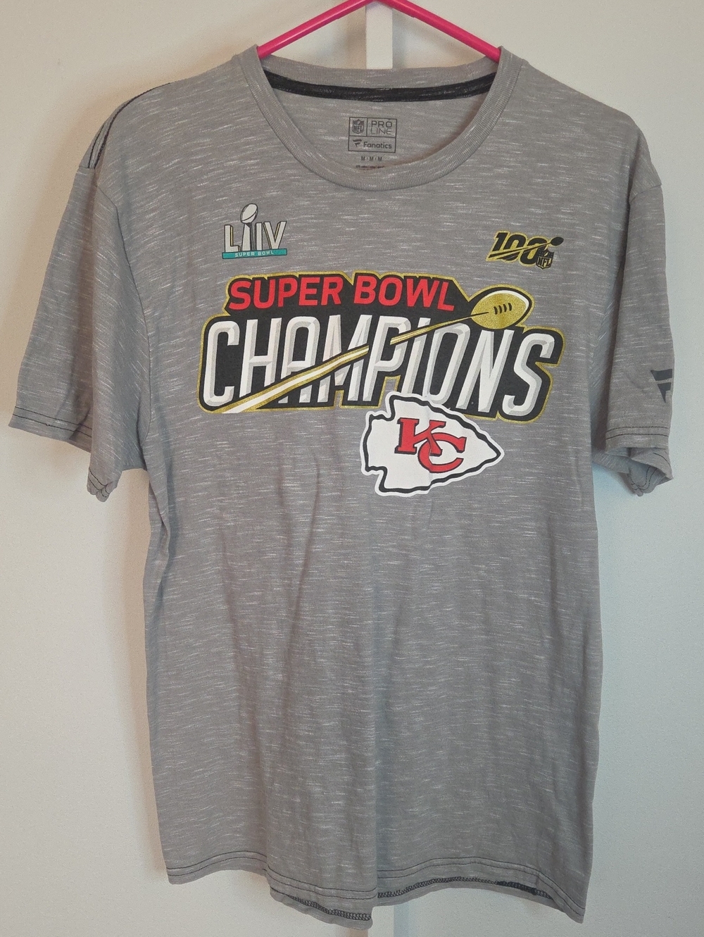 Kansas City KC Chiefs Official Licensed Super Bowl LIV Champions Tee T-Shirt MED